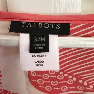 Talbots Tops - Talbots Silk Blouse Size S/M Talbots Tops - Talbots Silk Blouse Size S/M